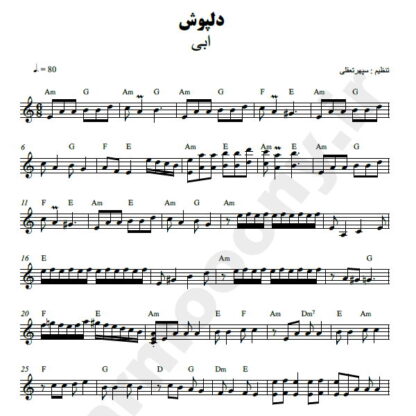 نت کیبورد دلپوش ابی