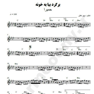 نت کیبورد برگرد بیا به خونه حمیرا