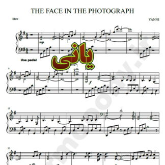 نت پیانو THE FACE IN THE PHOTOGRAPH از یانی