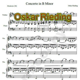 نت پیانو Concerto in B Minor اسکار ریدینگ
