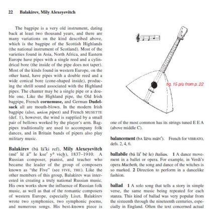 دیکشنری موسیقی dictionary of music