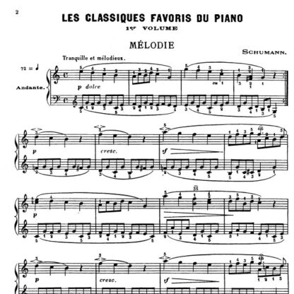 کتاب کلاسيک فاوريز براي پيانو جلد اول    تئودور لک Les Classiques Favoris Du Piano 1A