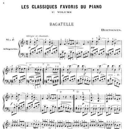 کتاب کلاسيک فاوريز براي پيانو جلد دوم    تئودور لک Les Classiques Favoris Du Piano 2