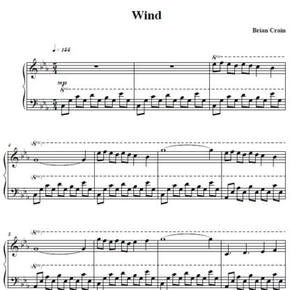 آثار برایان کرین برای پیانو,Brian Crain Piano Opus Piano Book
