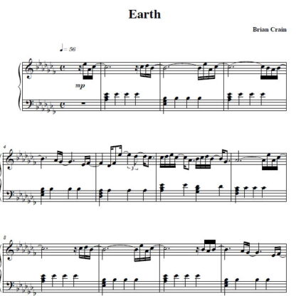 آثار برایان کرین برای پیانو,Brian Crain Piano Opus Piano Book
