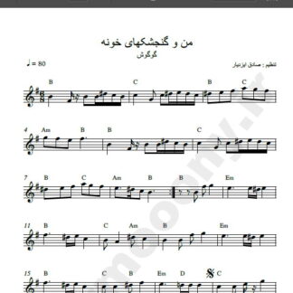 نت کیبورد من و گنجشکهای خونه گوگوش