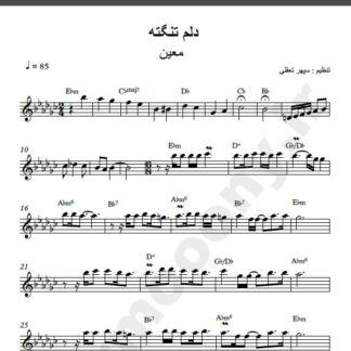 نت کیبورد دلم تنگته معین