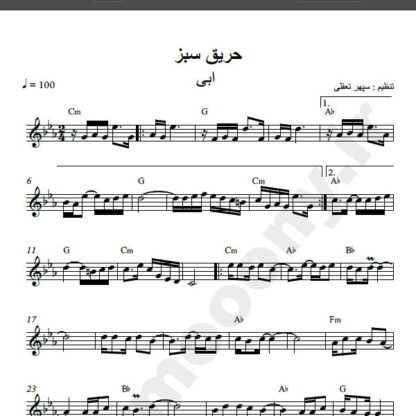 نت کیبورد حریق سبز ابی