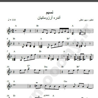 نت کیبورد نسیم آندره آرزومانیان