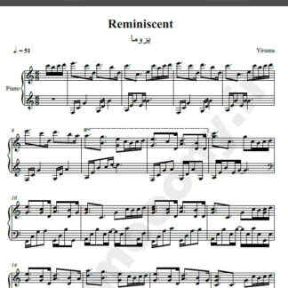 نت پیانو یروما reminiscent yiruma
