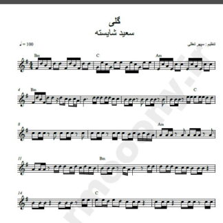 نت کیبورد گلی سعید شایسته