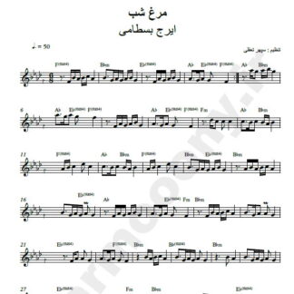 نت کیبورد مرغ شب ایرج بسطامی