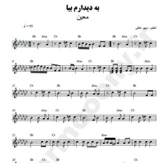 نت کیبورد به دیدارم بیا معین
