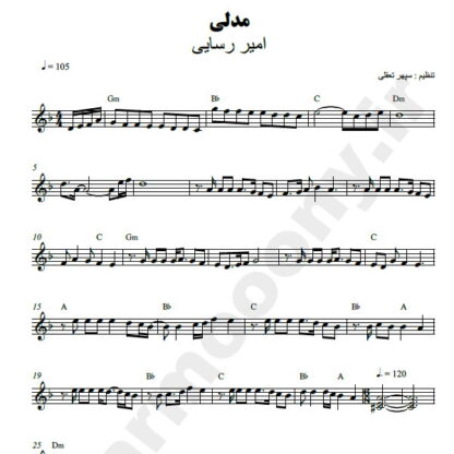 نت کیبورد مدلی امیر رسایی