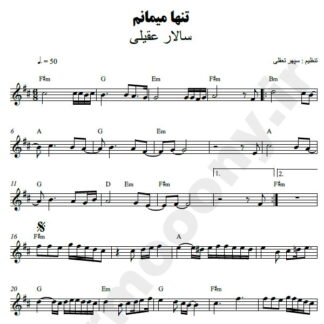 نت کیبورد تنها میمانم سالار عقیلی