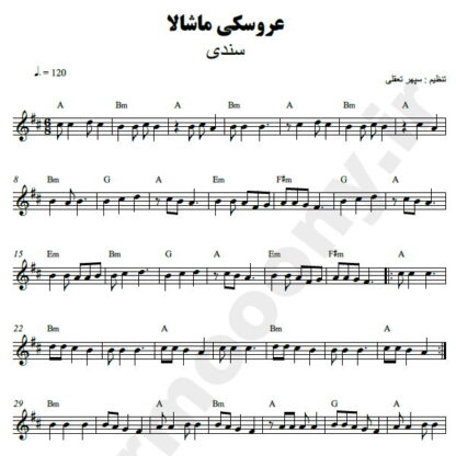 نت کیبورد عروسکی ماشالا سندی