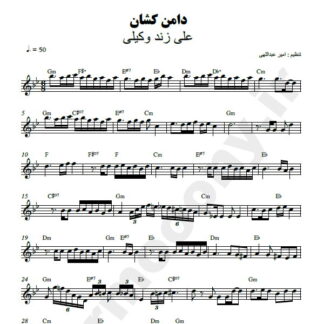 نت کیبورد دامن کشان علی زند وکیلی