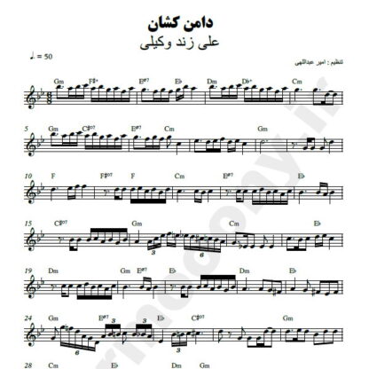 نت کیبورد دامن کشان علی زند وکیلی