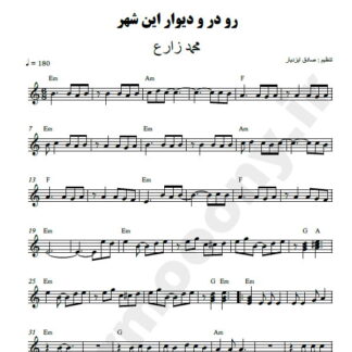 نت کیبورد رو در و دیوار این شهر محمد زارع