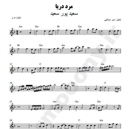 نت کیبورد مرد دریا سعید پور سعید
