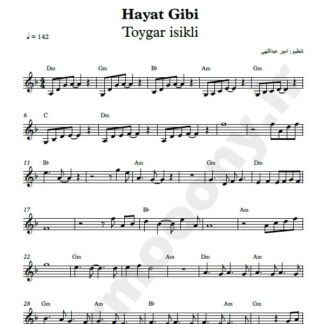نت کیبورد hayat gibi Toygar isikli
