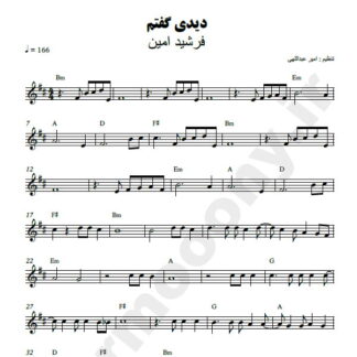 نت کیبورد دیدی گفتم فرشید امین