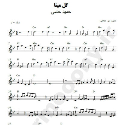 نت کیبورد گل مینا حمید حامی