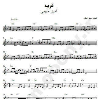 نت کیبورد غریبه امین حبیبی