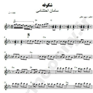 نت کیبورد شکوفه سامان احتشامی