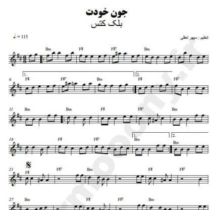 نت کیبورد جون خودت بلک کتس