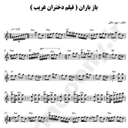 نت کیبورد باز باران
