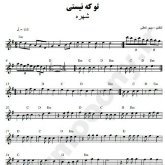نت کیبورد تو که نیستی شهره