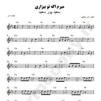 نت کیبورد میرم اگه تو بیزاری سعید پور سعید