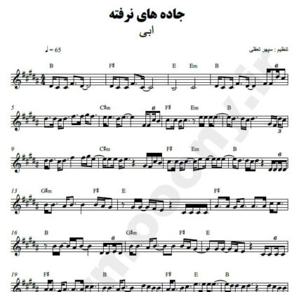 نت کیبورد جاده های نرفته ابی
