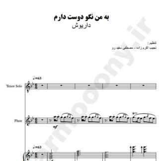 پارتیتور به من نگو دوست دارم داریوش