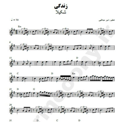 نت کیبورد زندگی شکیلا