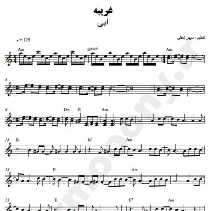 نت کیبورد غریبه ابی