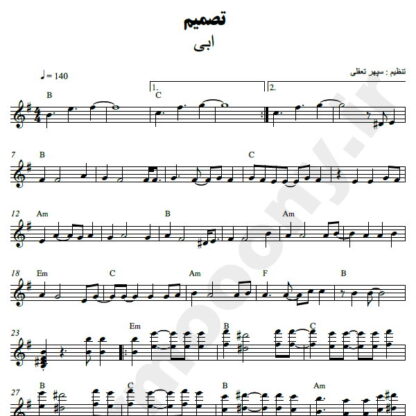نت کیبورد تصمیم ابی