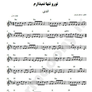 نت کیبورد تو رو تنها نمیذارم اندی