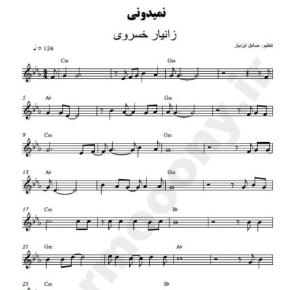نت کیبورد نمیدونی زانیار خسروی
