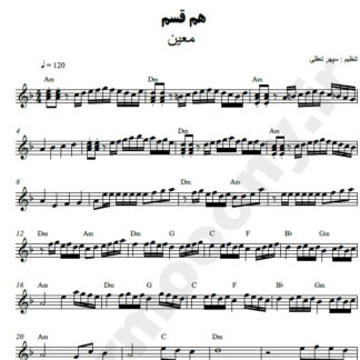 نت کیبورد هم قسم معین
