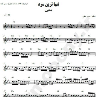 نت کیبورد تنهاترین مرد معین