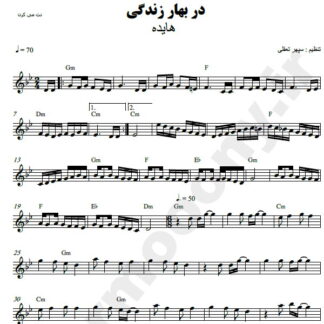 نت کیبورد در بهار زندگی هایده