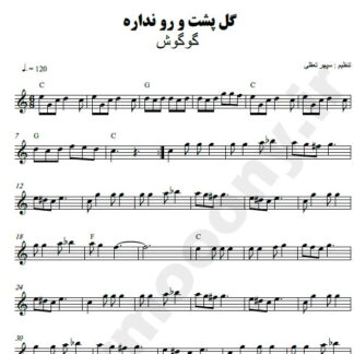 نت کیبورد گل پشت و رو نداره گوگوش