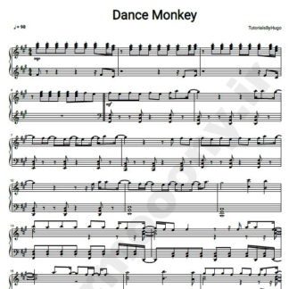 نت پیانو Dance Monkey