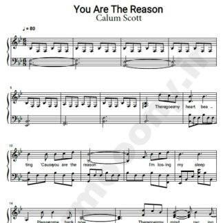 نت پیانو You Are The reason