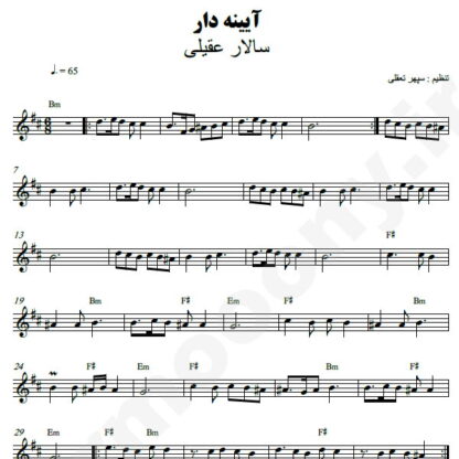 نت کیبورد آیینه دار سالار عقیلی