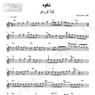 نت کیبورد شکوه لیلا فروهر