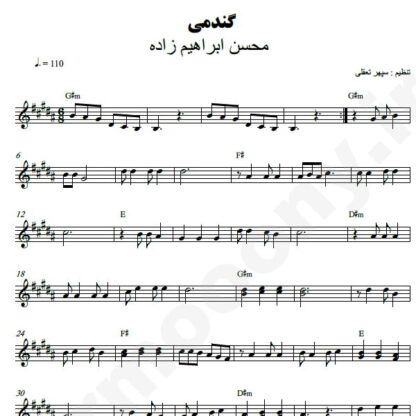 نت کیبورد گندمی محسن ابراهیم زاده