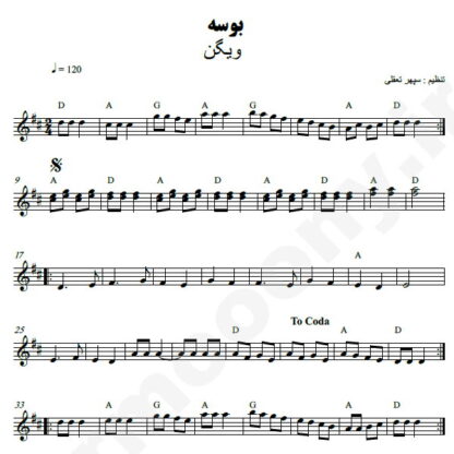 نت کیبورد بوسه ویگن